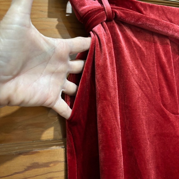 WOMENS VELVET PANTS - Picture 8 of 9
